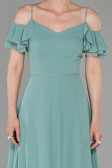 Long Turquoise Evening Dress ABU1600