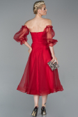Midi Red Night Dress ABK971