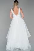 Long White Evening Dress ABU1727