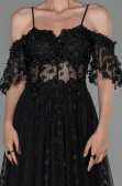 Long Black Evening Dress ABU1739