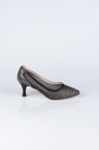 Black Stony Evening Shoe MJ5314