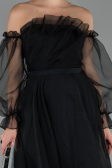 Midi Black Night Dress ABK971