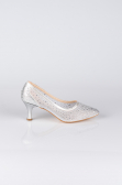 Silver Stony Evening Shoe MJ5314
