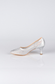 Silver Stony Evening Shoe MJ5314