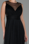 Long Black Prom Gown ABU1826
