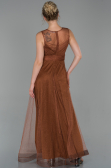 Long Light Brown Prom Gown ABU1826