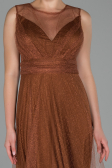 Long Light Brown Prom Gown ABU1826