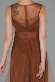 Long Light Brown Prom Gown ABU1826