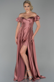 Long Onion Skin Satin Evening Dress ABU1840