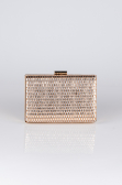 Gold Plaster Fabric Box Bag V334