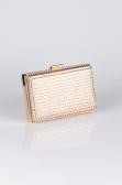Gold Plaster Fabric Box Bag V334