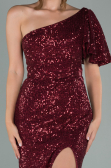 Long Burgundy Mermaid Evening Dress ABU1891