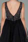 Short Black Invitation Dress ABK1108