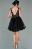 Short Black Invitation Dress ABK1108