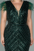 Long Emerald Green Evening Dress ABU1044