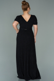 Long Black Oversized Evening Dress ABU1904