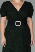 Long Emerald Green Oversized Evening Dress ABU1904
