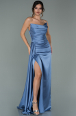 Indigo Mermaid Evening Dress ABU355