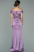 Long Lavender Satin Evening Dress ABU1943