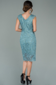 Turquoise Short Evening Dress ABK010