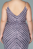 Lavender Long Plus Size Evening Dress ABU1661