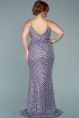 Lavender Long Plus Size Evening Dress ABU1661