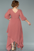 Midi Onion Skin Chiffon Oversized Evening Dress ABK1083