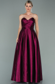 Long Plum Evening Dress ABU2007