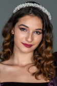 Pearl Fabric Crown UK384