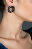 Anthracite Earring UK466