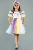 Short Rins Girl Dress ABK1056