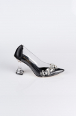 Black Stony Stiletto AB1055