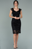 Black Short Evening Dress ABK010