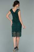 Emerald Green Short Evening Dress ABK010