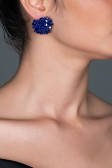 Sax Blue Earring UK475