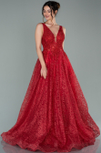 Long Red Evening Dress ABU2131