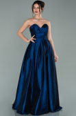 Long Navy Blue Evening Dress ABU2007