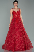 White Tarlatan Evening Dresses ABN01