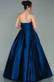 White Tarlatan Evening Dresses ABN02