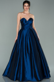 White Tarlatan Evening Dresses ABN02