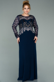 Long Navy Blue Evening Dress ABU2178
