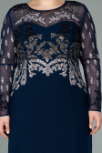 Long Navy Blue Evening Dress ABU2178