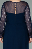 Long Navy Blue Evening Dress ABU2178