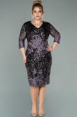 Short  Scaly Plus Size Evening Dress ABK1284