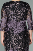 Short  Scaly Plus Size Evening Dress ABK1284