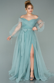 Mint Long Engagement Dress ABU1468