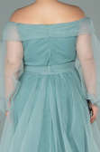 Mint Long Engagement Dress ABU1468