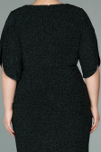 Short Emerald Green Plus Size Evening Dress ABK1276