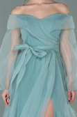 Mint Long Engagement Dress ABU1468