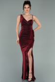 Long Burgundy Evening Dress ABU2227